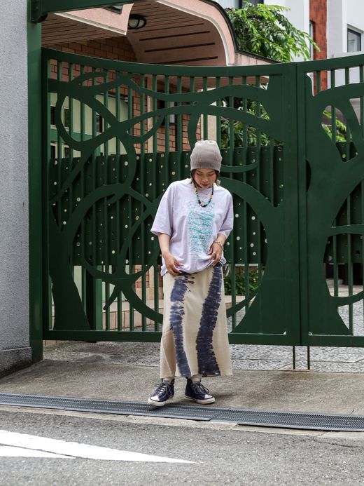 remilla ANGLE TEE / ホワイト杢