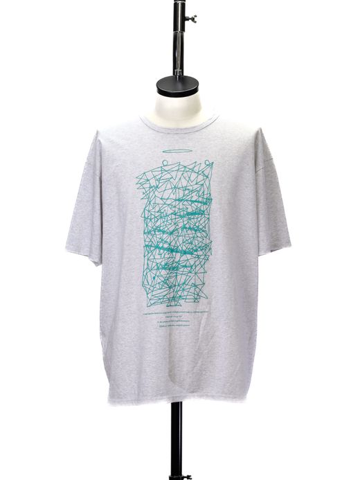 remilla ANGLE TEE / ホワイト杢