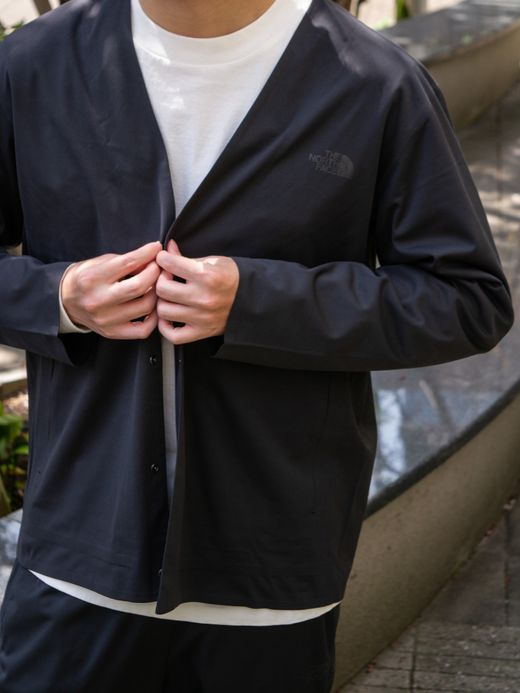 THE NORTH FACE TECH LOUNGE CARDIGAN / Black
