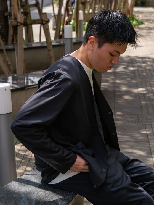 THE NORTH FACE TECH LOUNGE CARDIGAN / Black