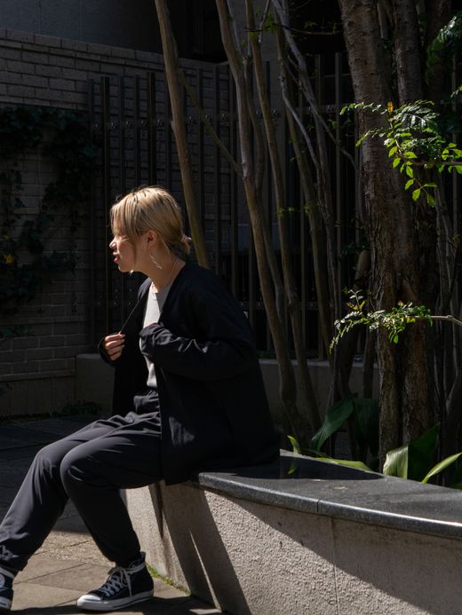 THE NORTH FACE TECH LOUNGE CARDIGAN / Black