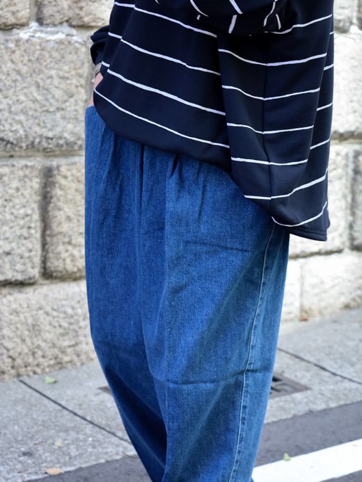 S.F.C BAGGY DENIM PANTS / Indigo Blue