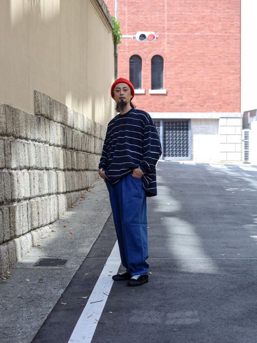 S.F.C BAGGY DENIM PANTS / Indigo Blue