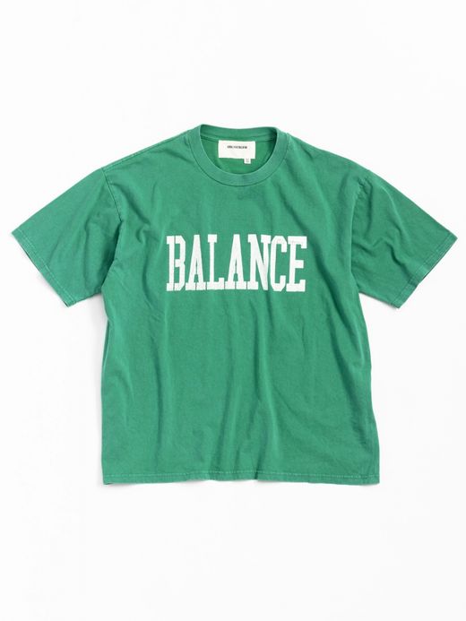 ANACHRONORM COLLEGE PRINT S/S T-S / Green
