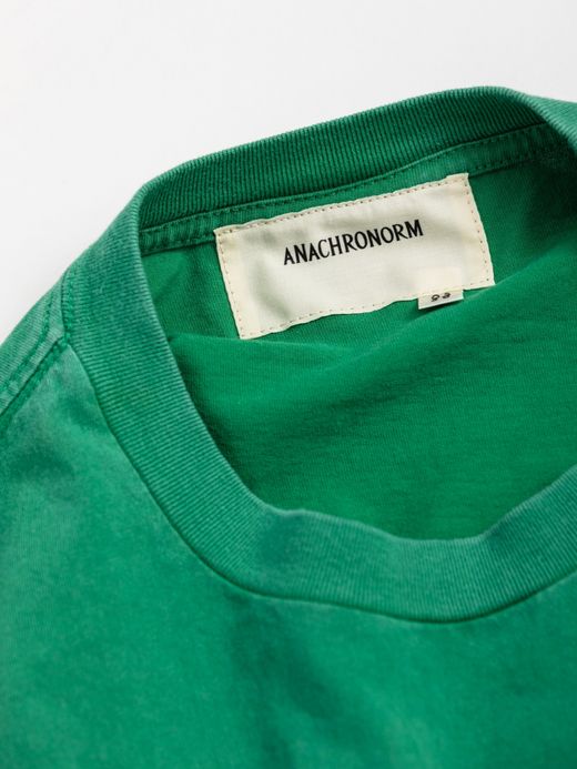 ANACHRONORM COLLEGE PRINT S/S T-S / Green