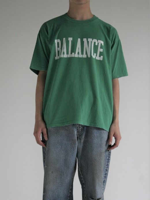ANACHRONORM COLLEGE PRINT S/S T-S / Green