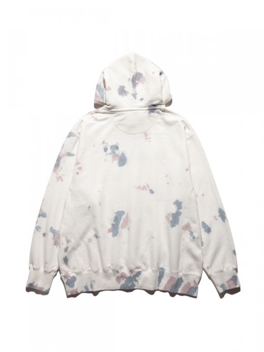 ROARK REVIVAL "MEDIEVAL LOGO" P/O HOODED SWEAT - TIEDYE / Blue tiedye