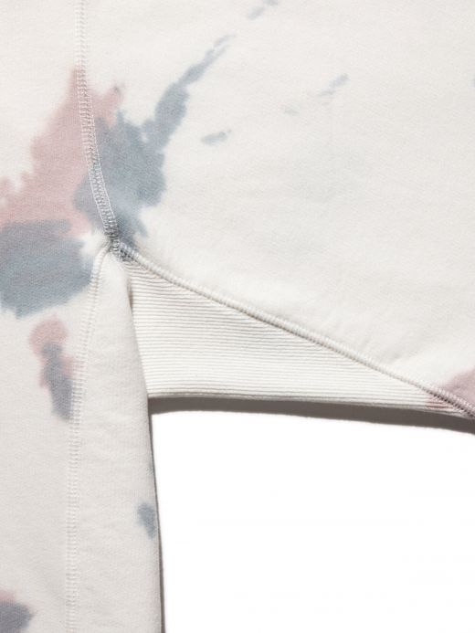 ROARK REVIVAL "MEDIEVAL LOGO" P/O HOODED SWEAT - TIEDYE / Blue tiedye