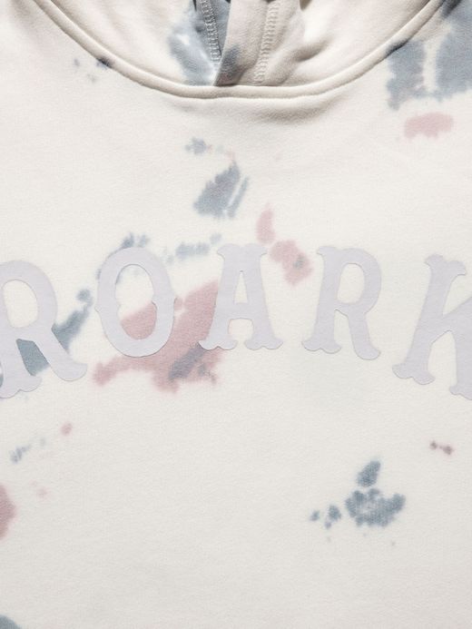 ROARK REVIVAL "MEDIEVAL LOGO" P/O HOODED SWEAT - TIEDYE / Blue tiedye