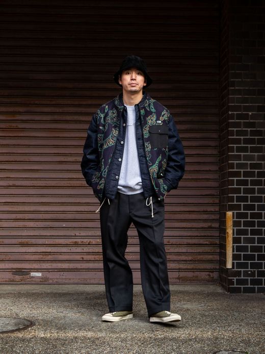 THE UNION TIGER FLEECE VEST / Navy