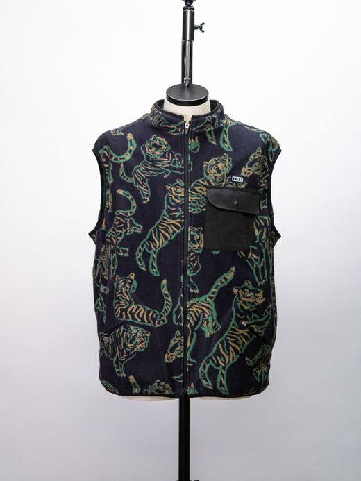 THE UNION TIGER FLEECE VEST / Navy