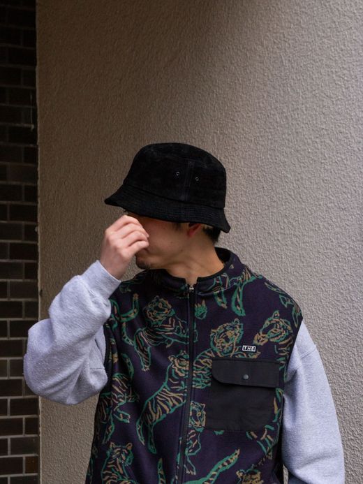 THE UNION TIGER FLEECE VEST / Navy