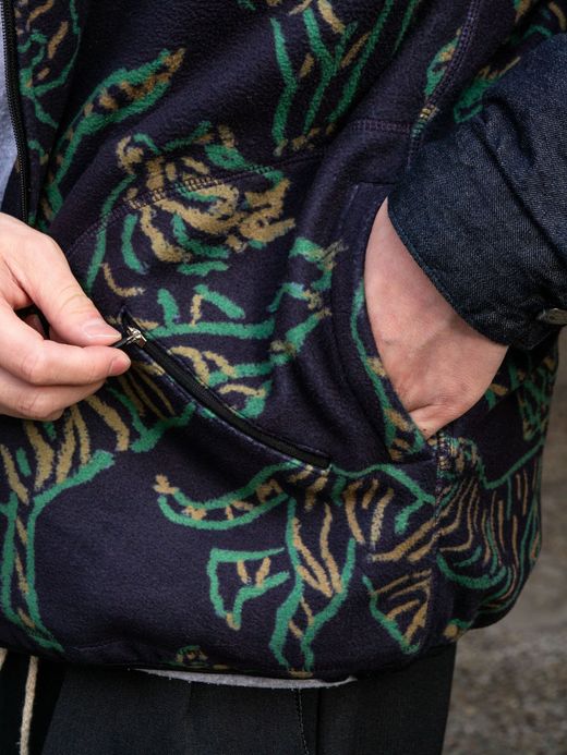 THE UNION TIGER FLEECE VEST / Navy