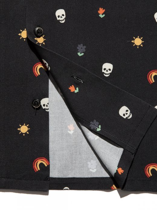 ROARK REVIVAL "JOURNEY CALAVERA" S/S WOVEN / Black