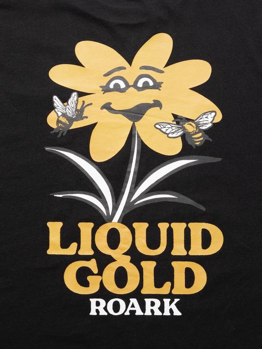 ROARK REVIVAL "LIQUID GOLD" L/S TEE / Black