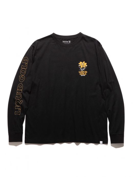 ROARK REVIVAL "LIQUID GOLD" L/S TEE / Black