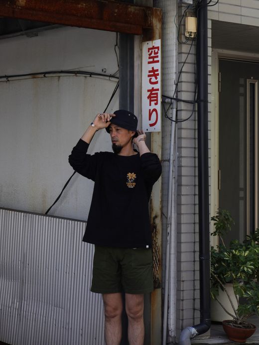 ROARK REVIVAL "LIQUID GOLD" L/S TEE / Black