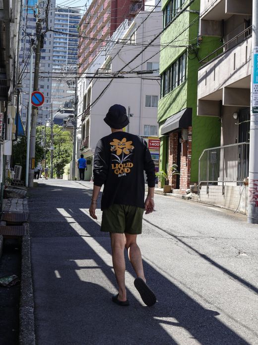 ROARK REVIVAL "LIQUID GOLD" L/S TEE / Black