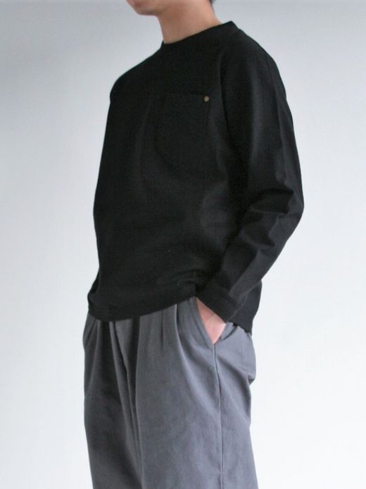 ANACHRONORM STANDARD HEAVY WEIGHT L/S T-S / Black