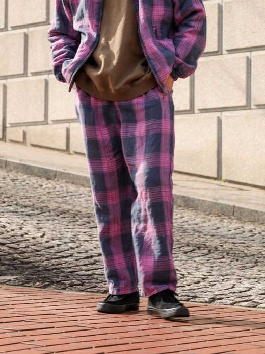 VOO BIG CHECK EZ SLACKS / Navy