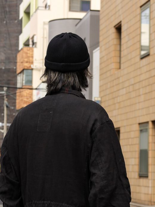 ANACHRONORM HELICREW MECHANIC COVERALL / Black