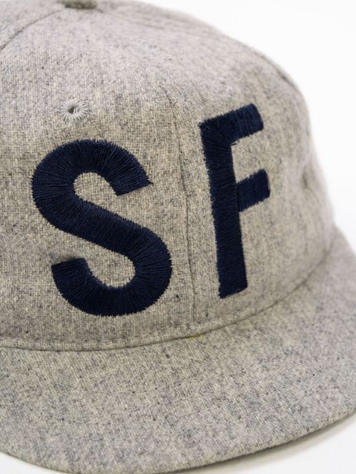 FLATBUSH Select "EBBETS FIELD FLANNELS" BASEBALL CAP / Gray