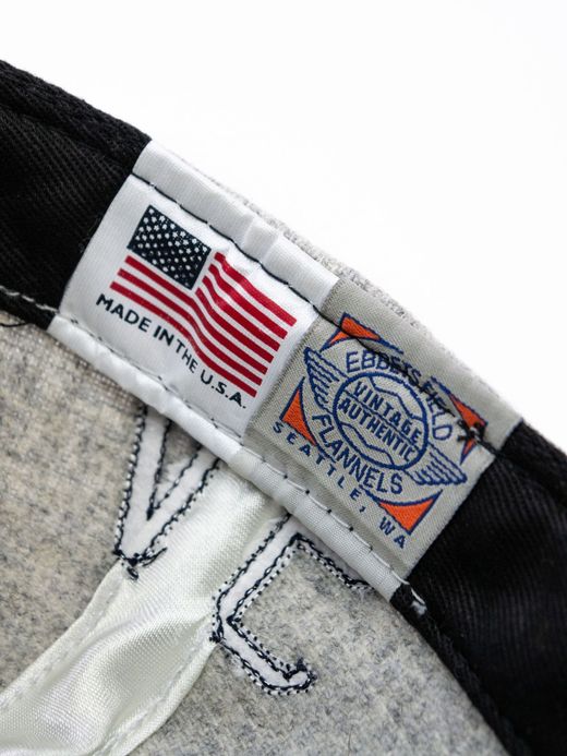 FLATBUSH Select "EBBETS FIELD FLANNELS" BASEBALL CAP / Gray