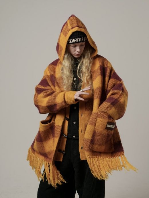 AMBERGLEAM MOIST TOUCH KNIT CARDIGAN / Honey