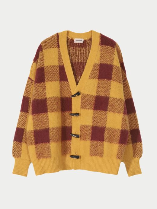 AMBERGLEAM MOIST TOUCH KNIT CARDIGAN / Honey