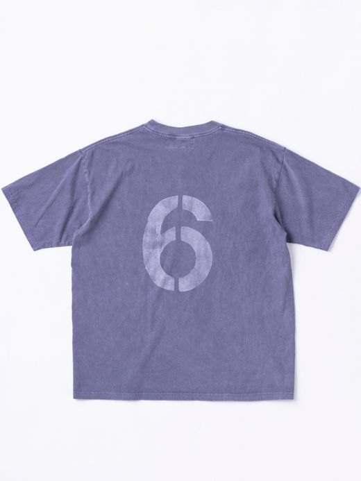 ANACHRONORM STENCIL PIGMENT DYE S/S T-S / Purple