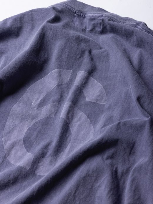 ANACHRONORM STENCIL PIGMENT DYE S/S T-S / Purple