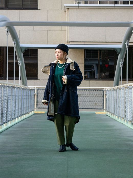 VOO FRINGE CREW(DAMAGED/CUSTOMIZED) / Green