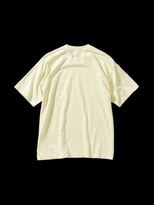 ANACHRONORM STICKER MOTIF PRINTED S/S T-S / Beige