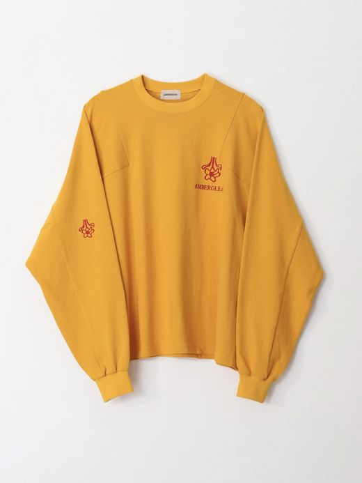 AMBERGLEAM EMBROIDERY PANEL LONG SLEEVE / 5colors