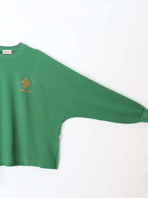 AMBERGLEAM EMBROIDERY PANEL LONG SLEEVE / 5colors