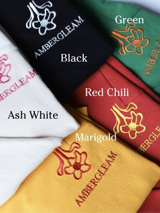 AMBERGLEAM EMBROIDERY PANEL LONG SLEEVE / 5colors