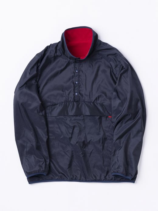 ANACHRONORM REVERSIBLE FLEECE / Red×navy