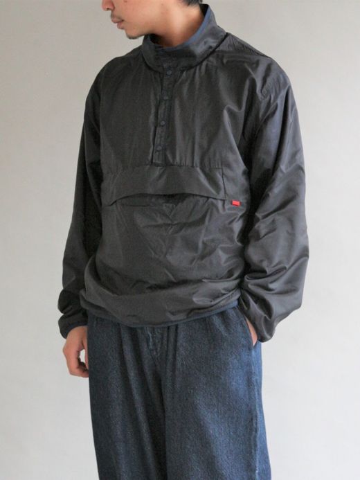 ANACHRONORM REVERSIBLE FLEECE / Red×navy