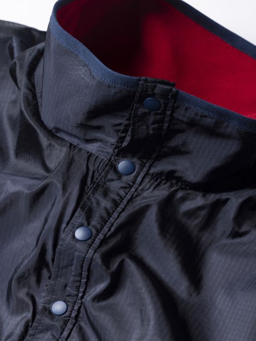 ANACHRONORM REVERSIBLE FLEECE / Red×navy