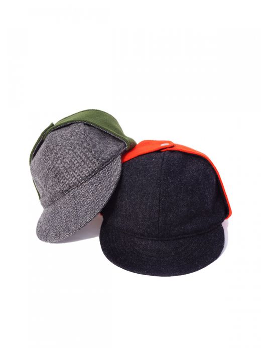 THE UNION THE BOMBER COMB CAP / Gray/olive