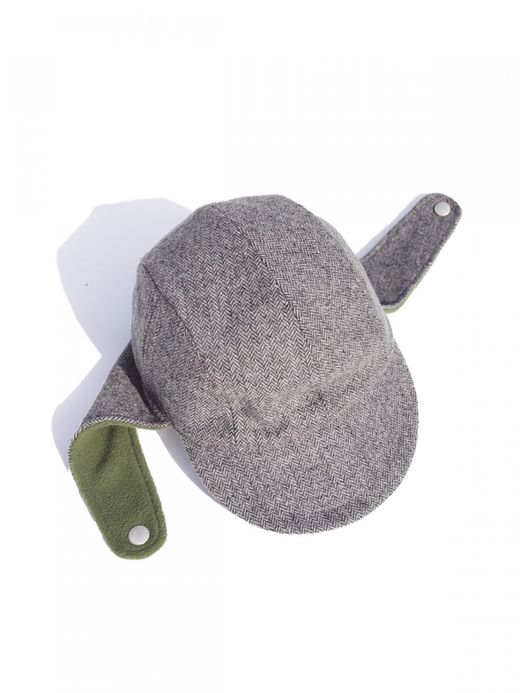 THE UNION THE BOMBER COMB CAP / Gray/olive