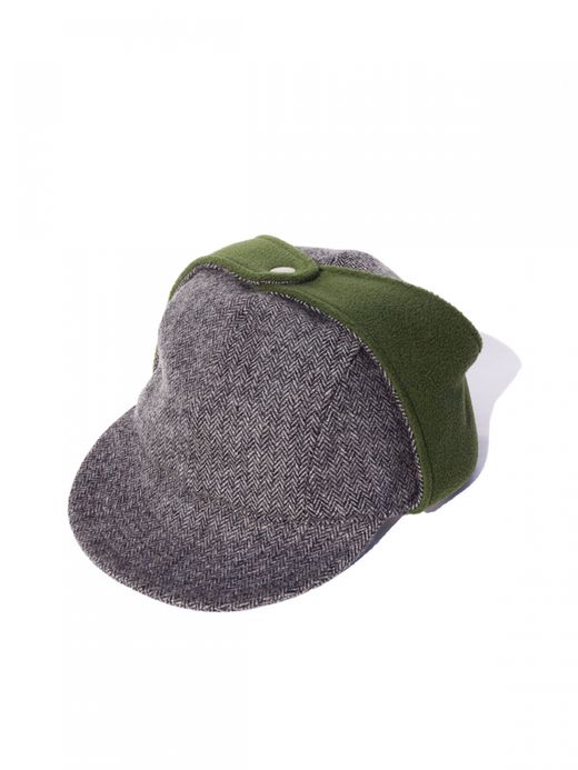 THE UNION THE BOMBER COMB CAP / Gray/olive
