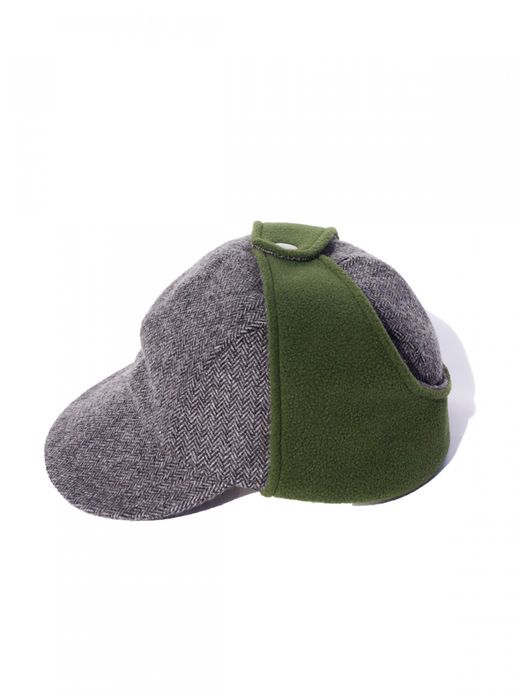 THE UNION THE BOMBER COMB CAP / Gray/olive