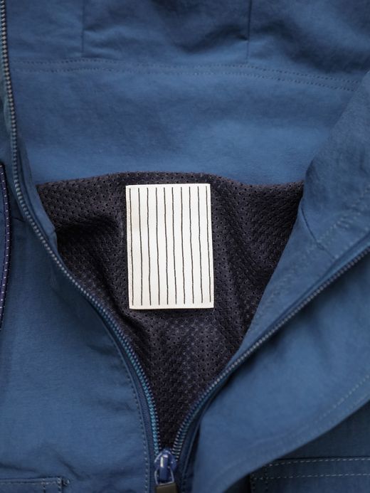 S.F.C NYLON HOODIE JACKET / Blue