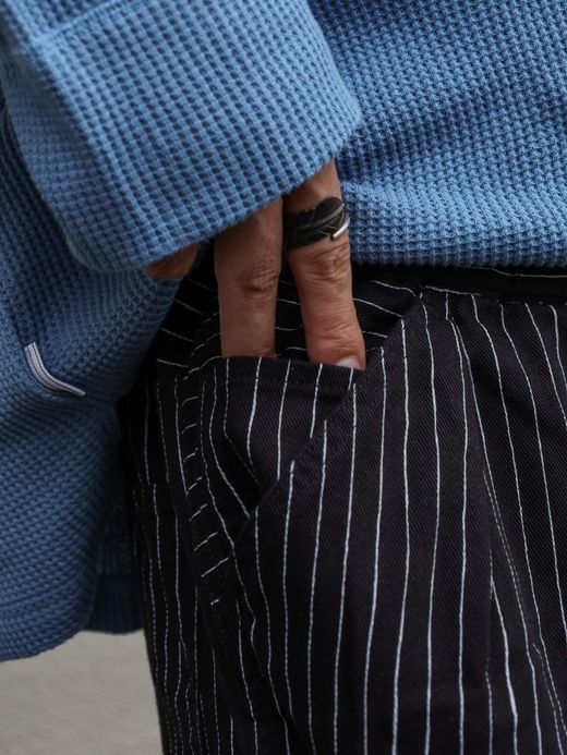 S.F.C STRIPE PAINTER PANTS / Black