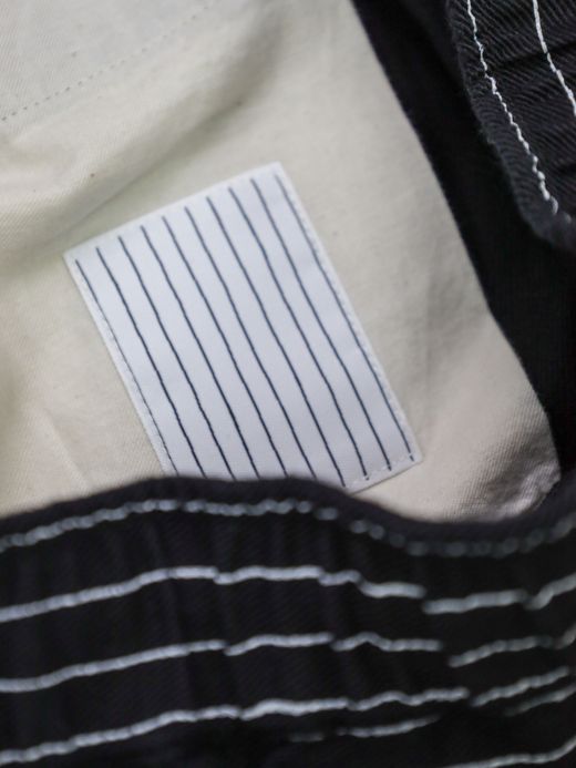 S.F.C STRIPE PAINTER PANTS / Black