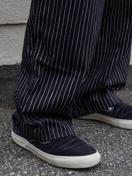 S.F.C STRIPE PAINTER PANTS / Black