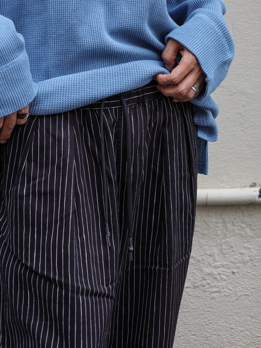S.F.C STRIPE PAINTER PANTS / Black