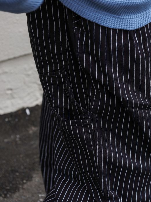 S.F.C STRIPE PAINTER PANTS / Black