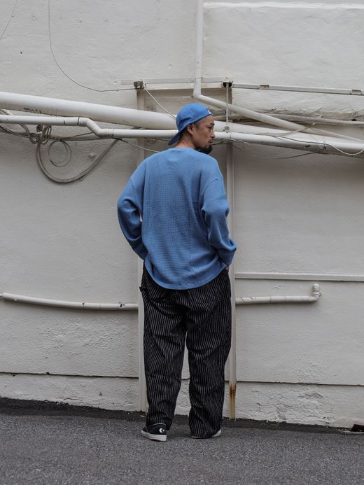 S.F.C STRIPE PAINTER PANTS / Black
